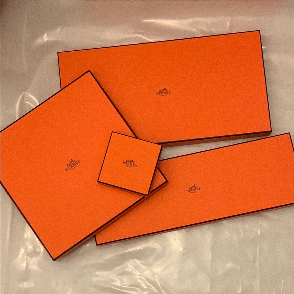 Hermès Orange Gift Boxes Set